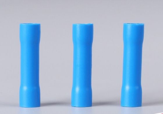 China 100pcs isoleerde het blauwe het Uiteindewijfje van pvc de Schakelaar van draadterminals, het handvat van de machtskabel met avarious kleuren, Ce, leverancier