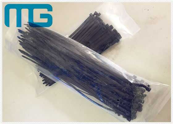 China De nylon 66 Opnieuw te gebruiken Zelfbanden van de Slot Nylon Kabel, UV Bestand Zwarte Kabelbanden leverancier