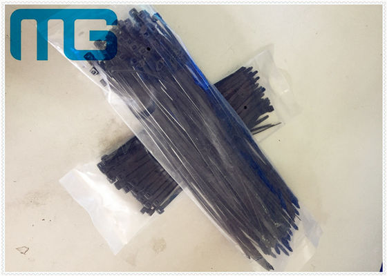 China 3X100MM bindt de Op zwaar werk berekende Nylon Kabel de Hittebestendige Nylon 66 Zwarte Omslagen van de Kabelband leverancier