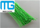 China De groene/Witte Nylon Kabelbanden, Plastic Band verpakt 6 Duim 3 X 150mm Grootte leverancier