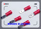 MDD-Type Rood Mannelijk Elektro Snel afkoppelbaar Eind Duurzaam de Isolatiepvc van het Messingslichaam leverancier