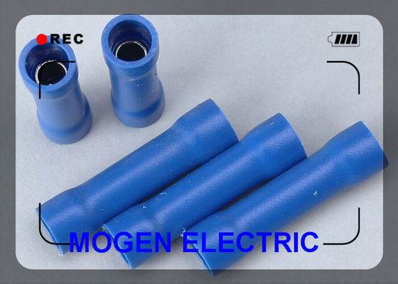 Blauw Geïsoleerd Elektro Eindpvc van Draadschakelaars en Koperlichaam leverancier